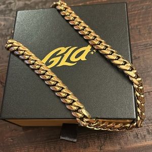 GLD 12mm Signature Miami Cuban - 18k Gold Plated / 18" / Yellow Gold Necklace